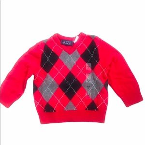 2 for 30.00. CHILDREN’S PLACE | Argyle B-Neck Pullover Sweater NWT